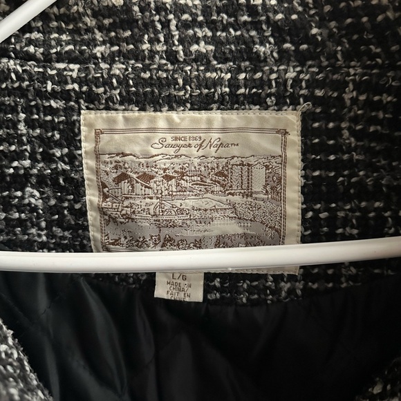 PRICE DROP ❤️❤️ Vintage Sawyer Of Napa Women’s Part Wool Trenchcoat - Picture 4 of 8